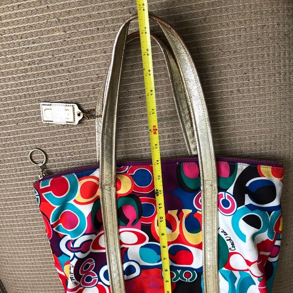 Coach Poppy Glam Graffiti Women's Handbag - Picture 10 of 10